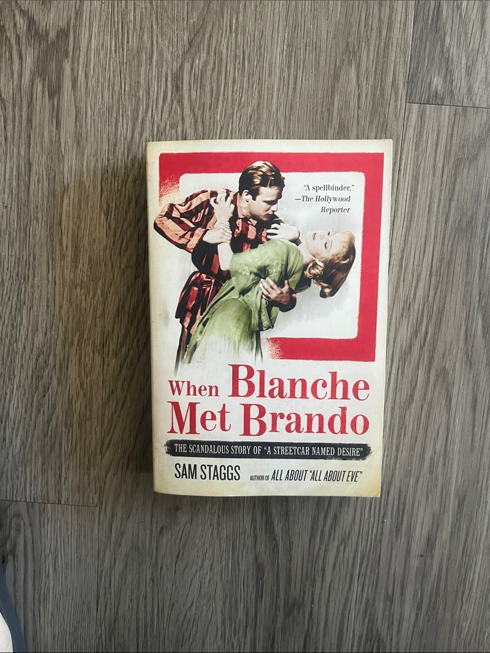 When Blanche Met Brando Paperback Book - White & Red Cover paperback